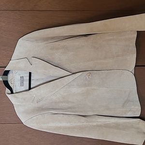 i.e. suede leather blazer